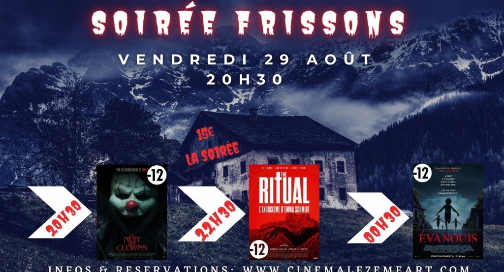 actualité SOIREE FRISSONS